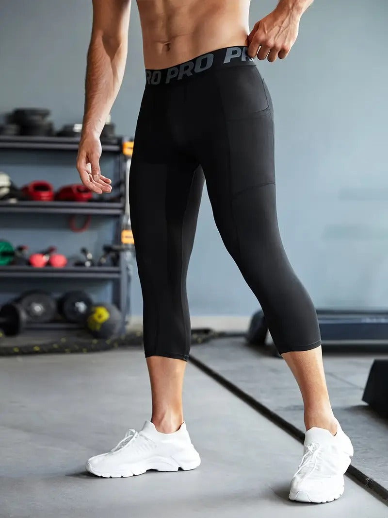 Men's Compressions Leggings Black