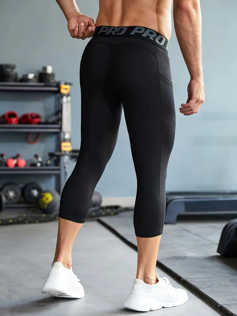 Men's Compressions Leggings Black