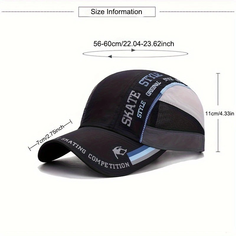 Running Cap With Adjustable Strap