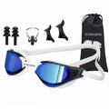 Swimming Goggles white blue