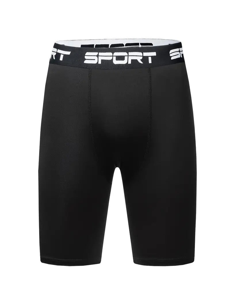 Men's Compression Running Shorts Black