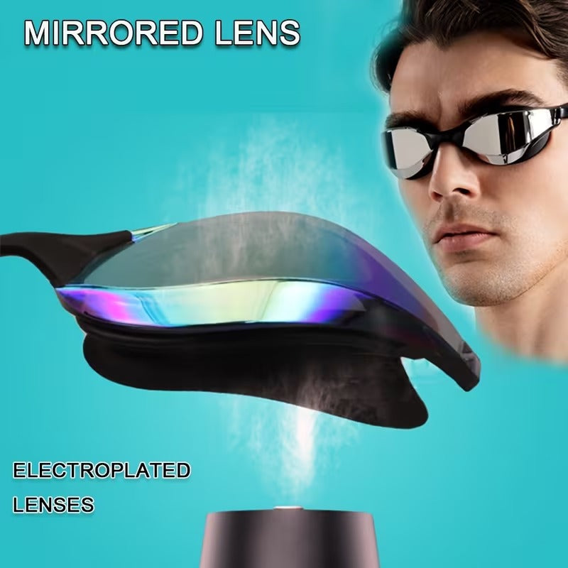 Swimming Goggles white blue