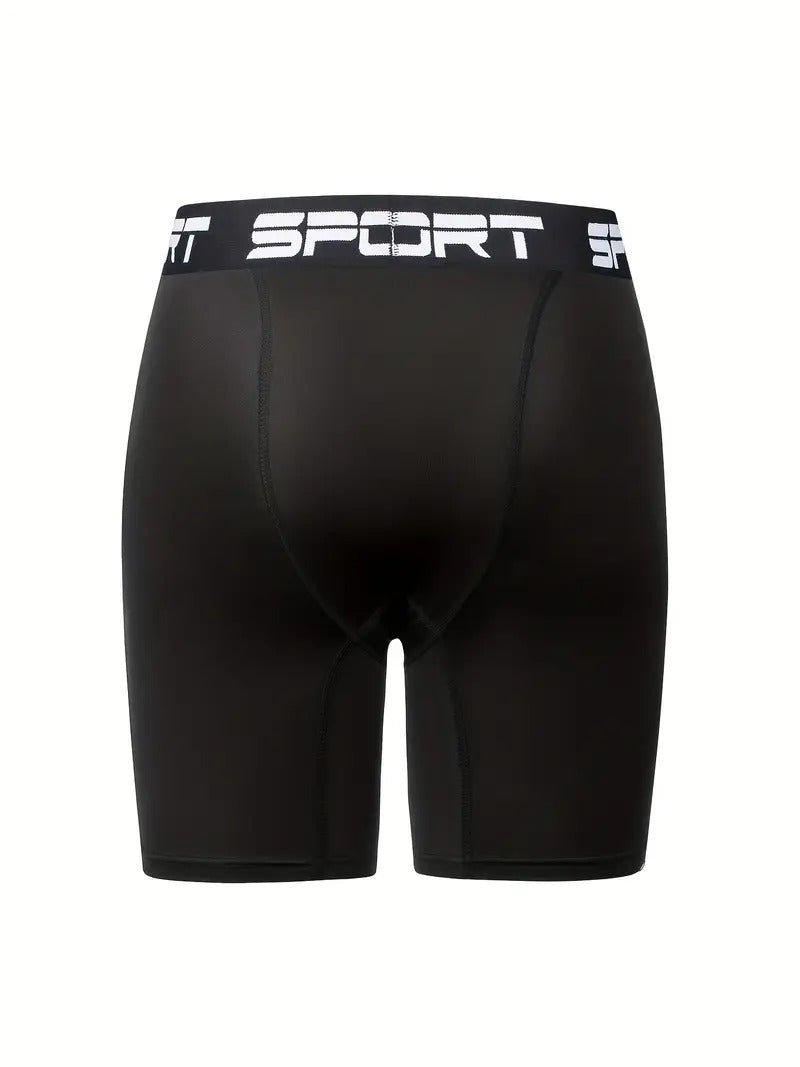 Men's Compression Running Shorts Black