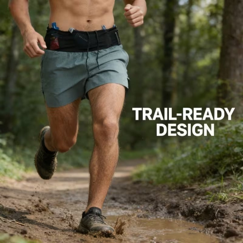 running short gray green with pockets