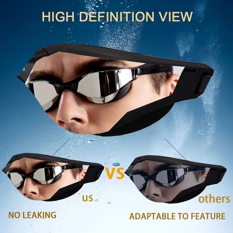 Swimming Goggles white blue