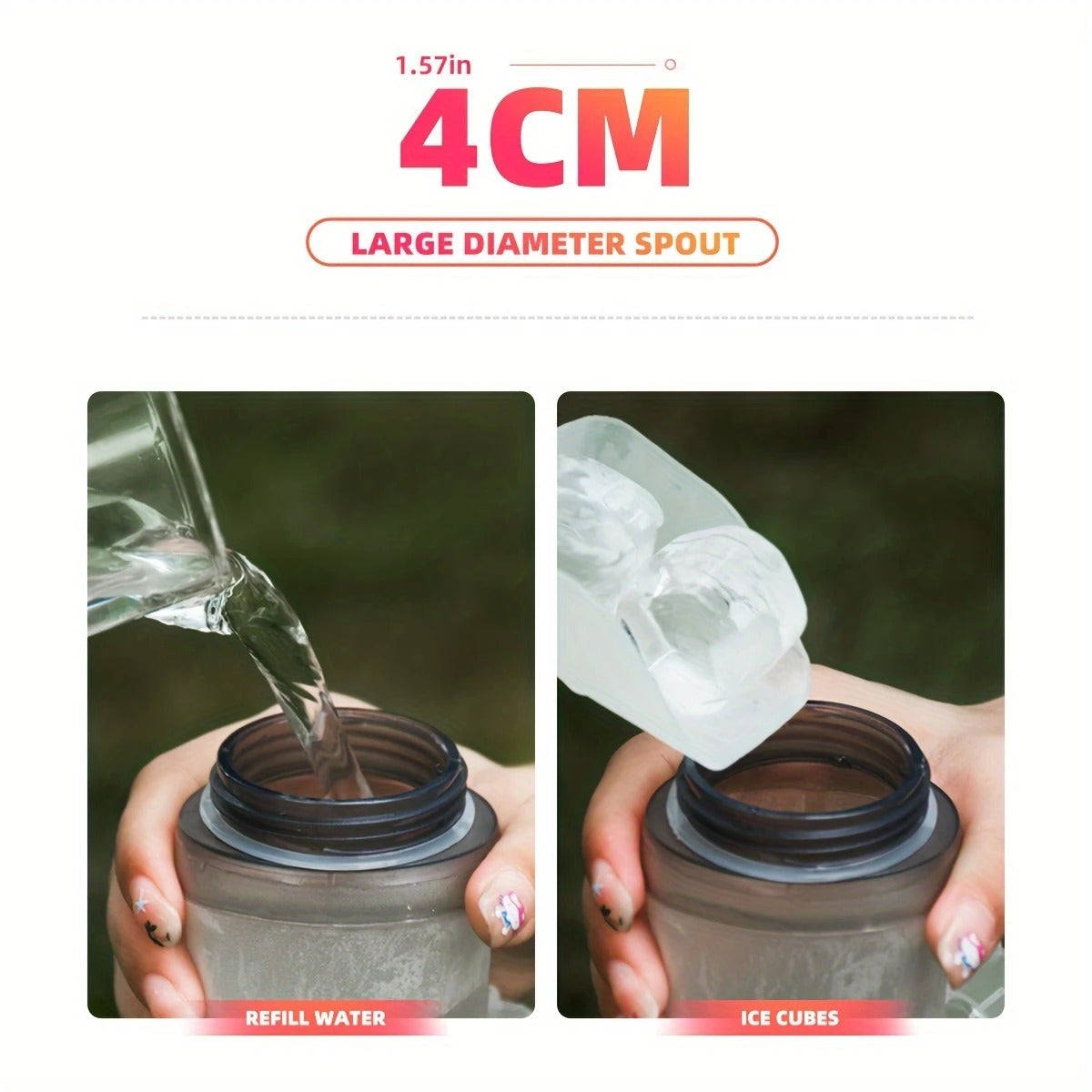 Running Soft Flask White 150-300-350 ML