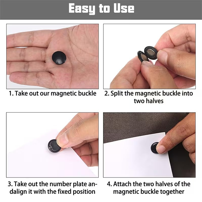 Magnets Bib number Clips