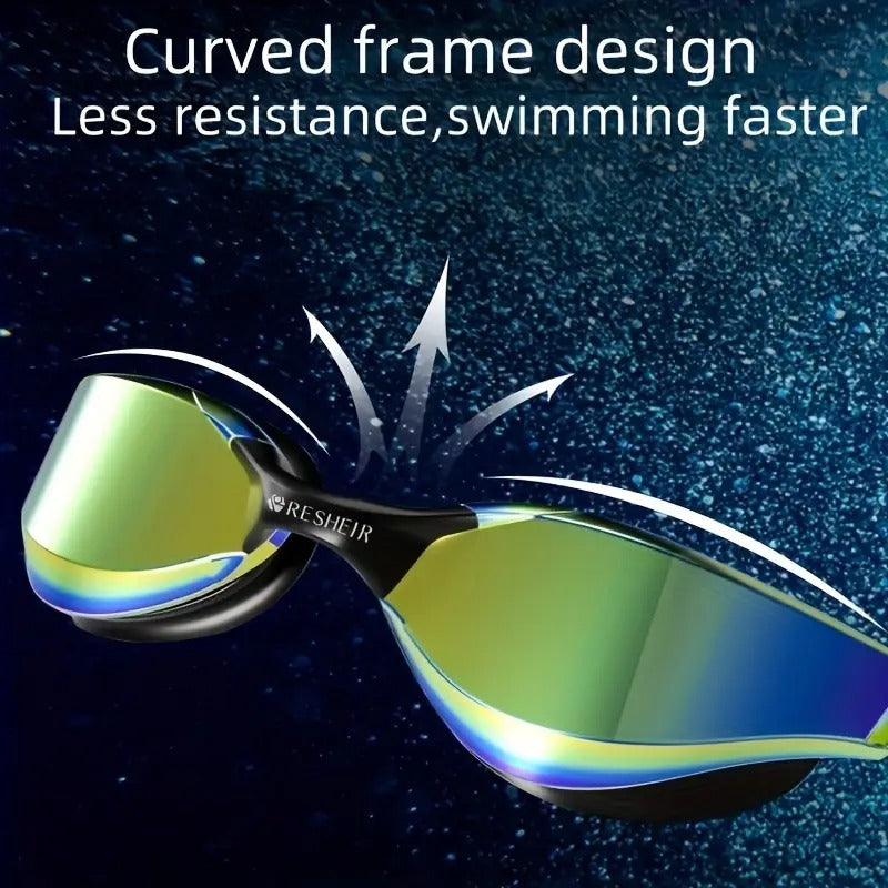 Swimming Goggles Black Green