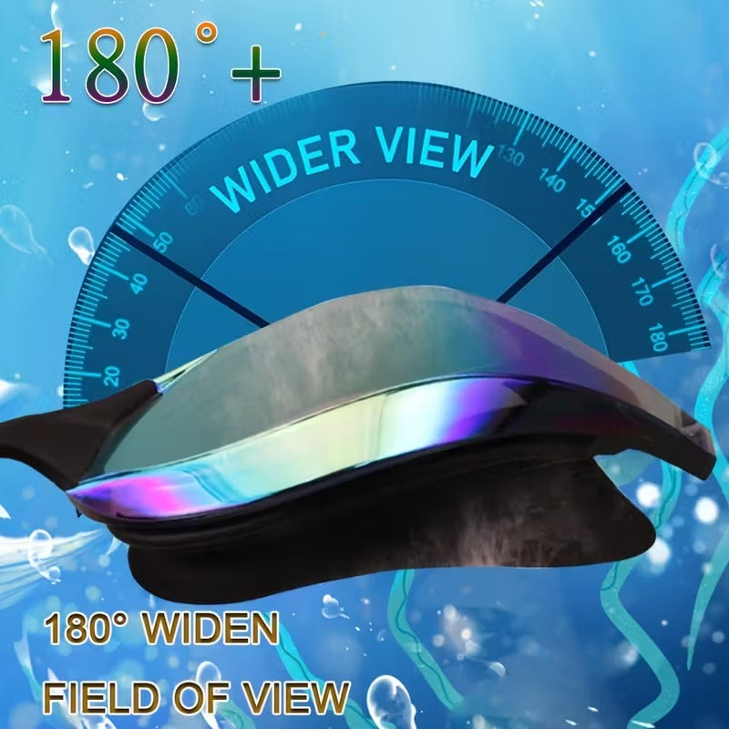 Swimming Goggles white blue