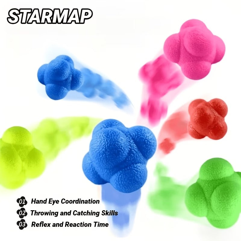 Rubber Hexagon Reaction Ball