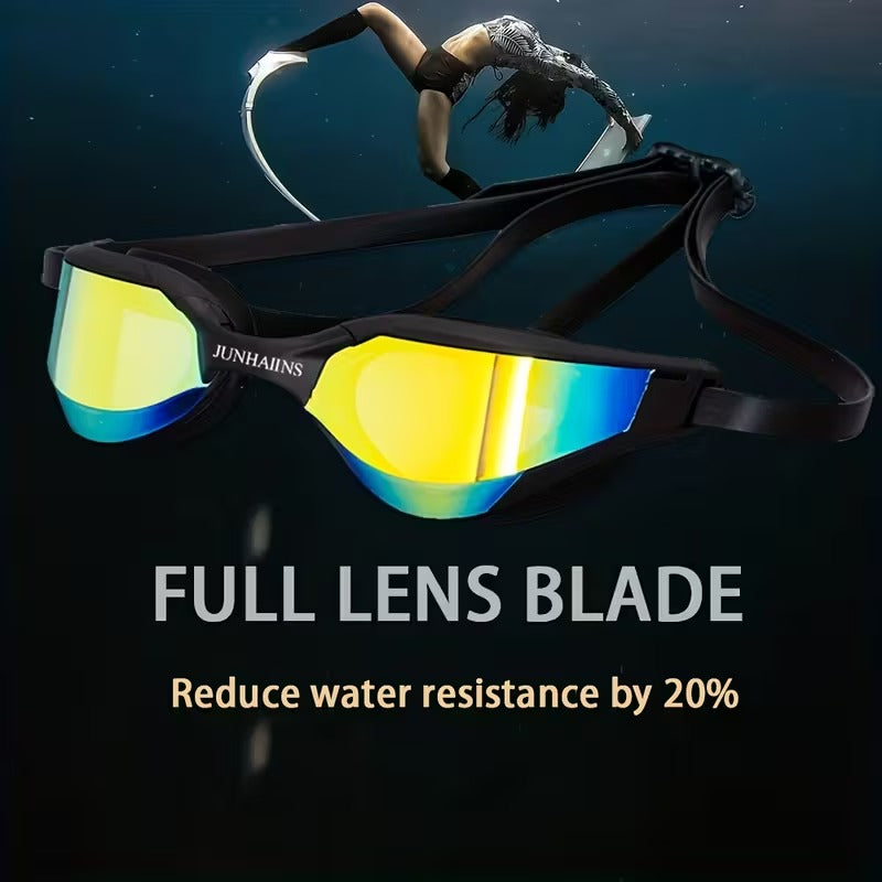 Swimming Goggles white blue