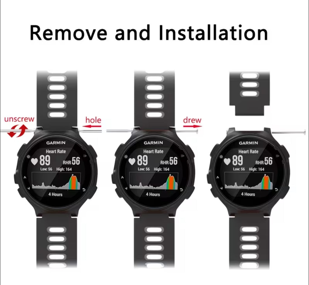 Soft Silicone Garmin forerunner 220, 230, 235, 620, 630, strap