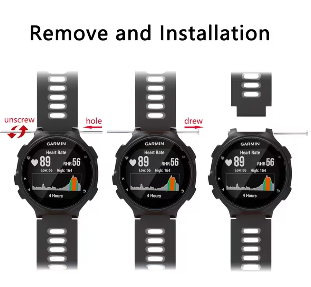 Soft Silicone Garmin forerunner 220, 230, 235, 620, 630, strap