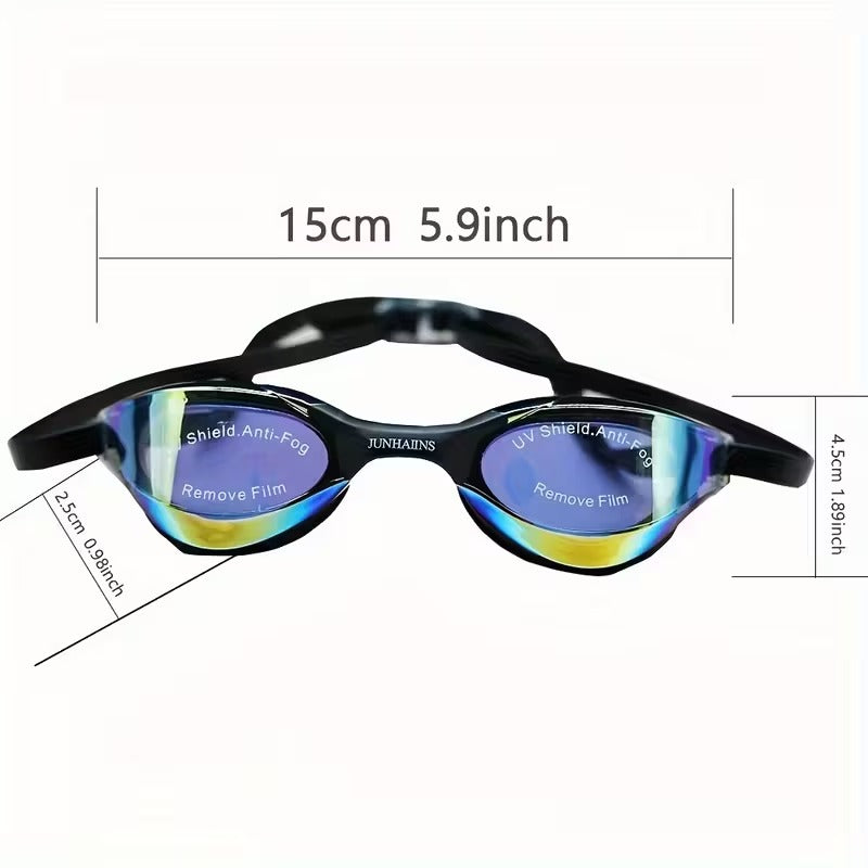 Swimming Goggles white blue