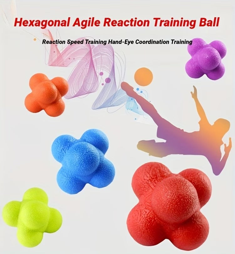 Rubber Hexagon Reaction Ball