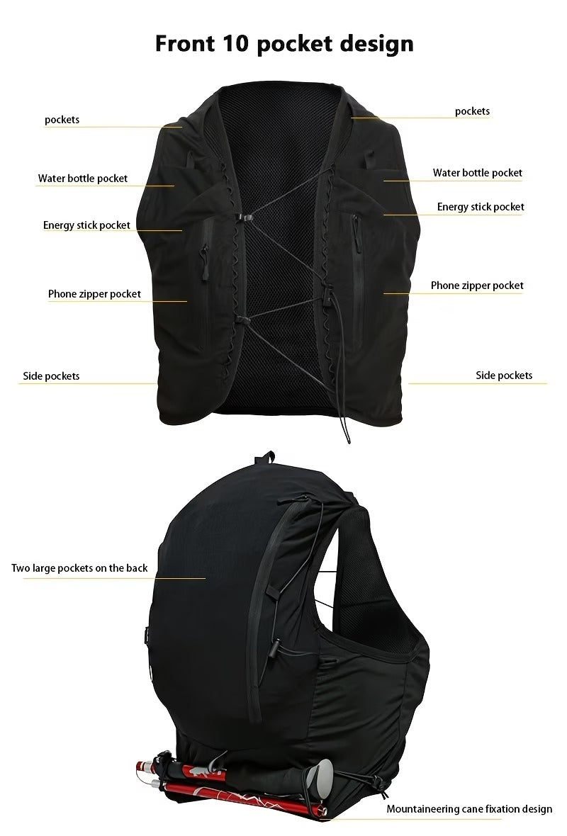TODSOEEO RUNNING VEST Black G7