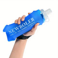 Handheld 500ml Collapsible Soft Water Bottle with Adjustable Strap