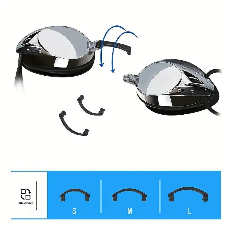 Swimming Goggles Black Gray
