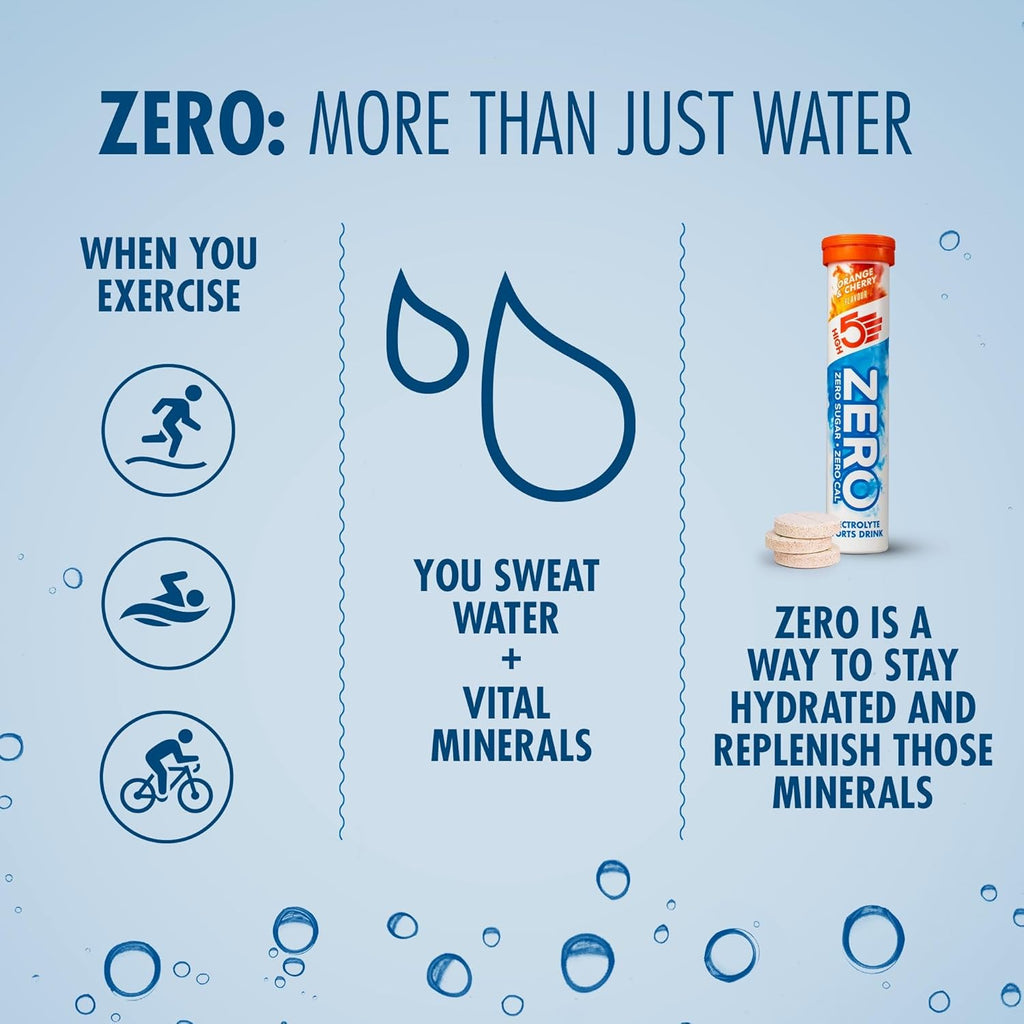 High5 Zero electrolytes Tables