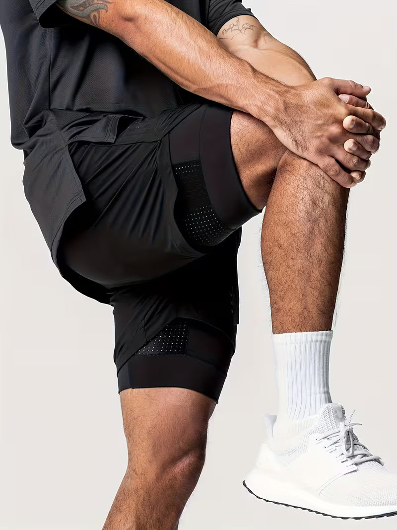 Athletic Shorts - Quick-Dry, Breathable with Pockets for Basketball & Running Training