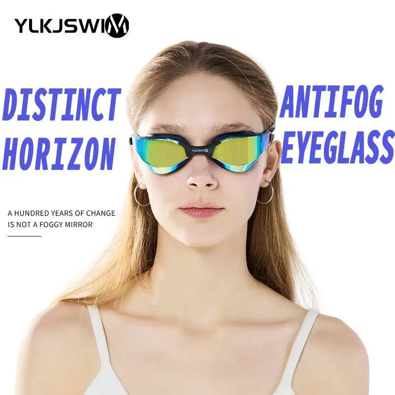 Swimming Goggles White Yellow