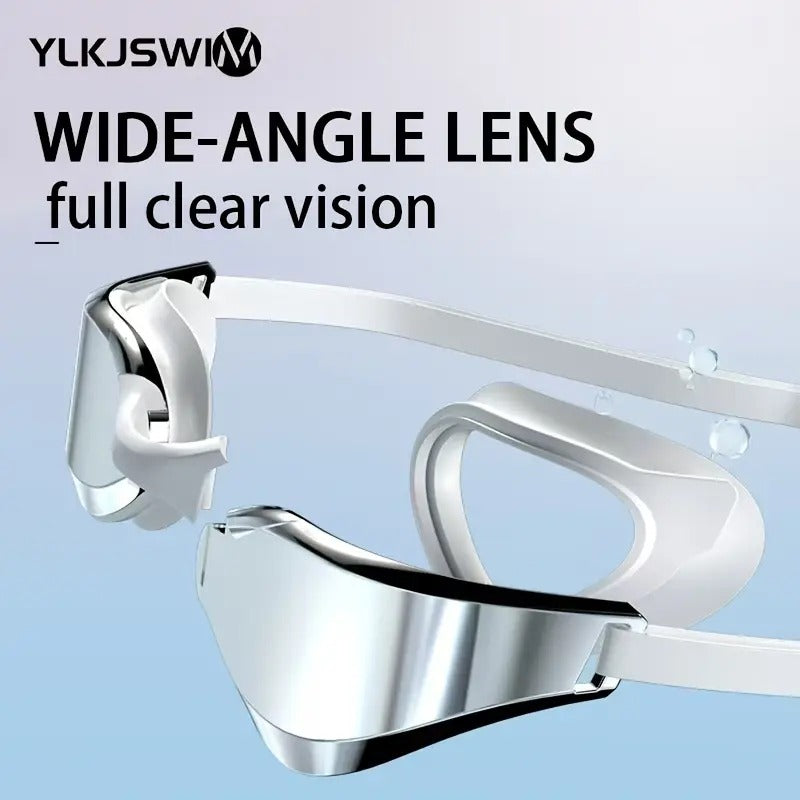 Swimming Goggles White Yellow