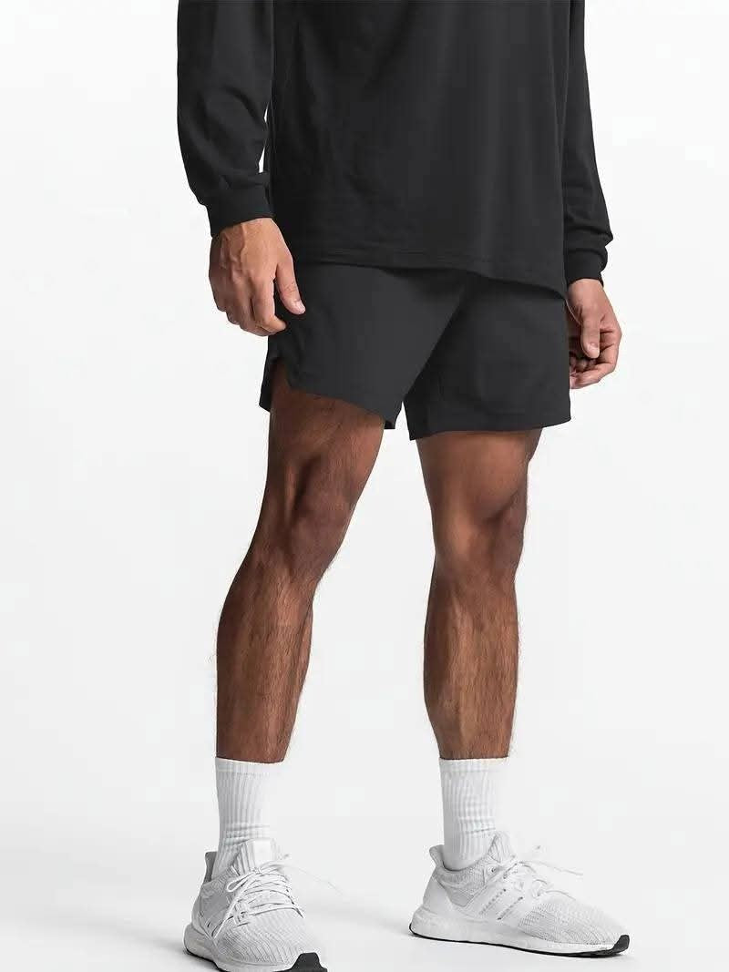 Quick-Dry Multi-Pocket Running Shorts