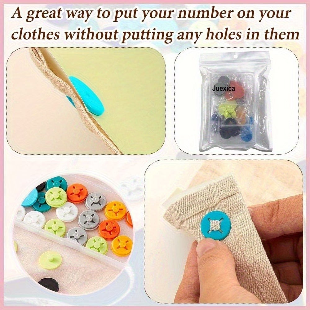 Bib number Clips