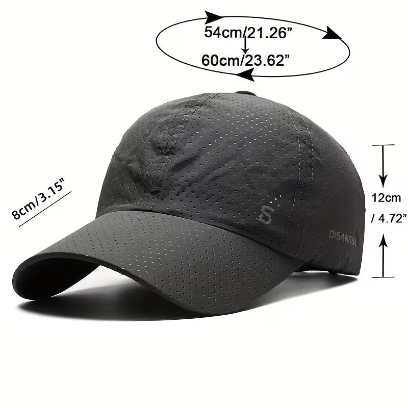 Running Cap with Adjustable Strap