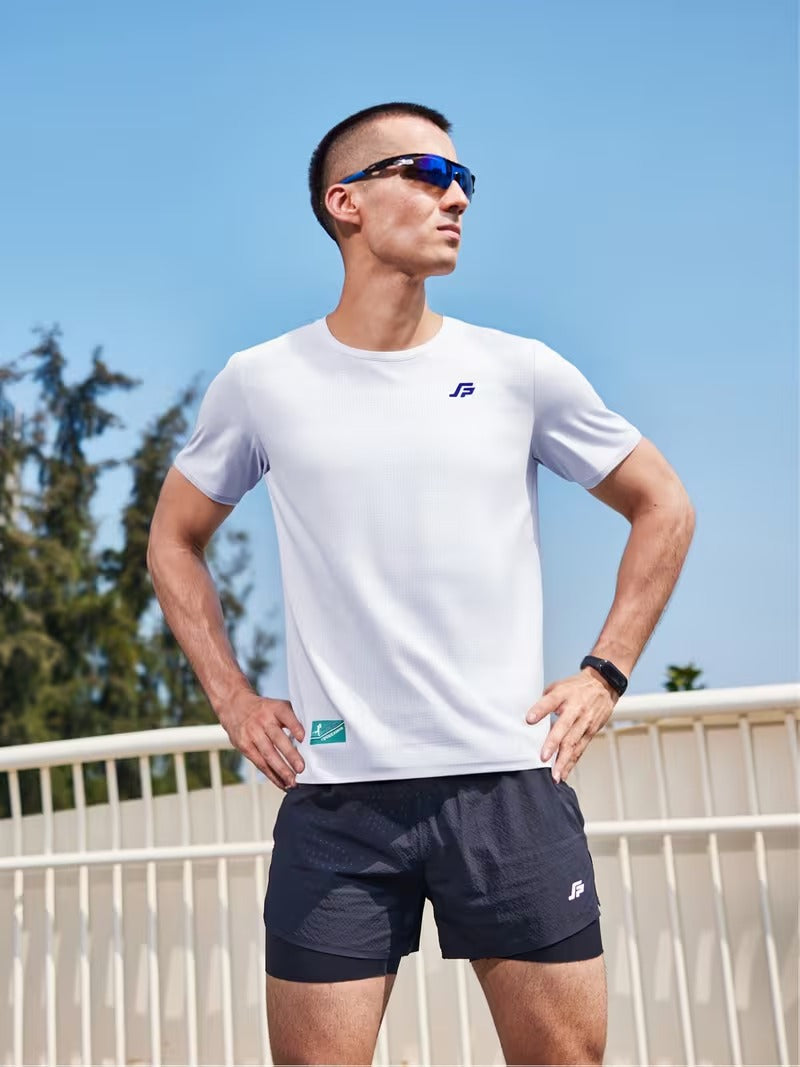 FEISUPAO Men's  Lightweight Running T-Shirt