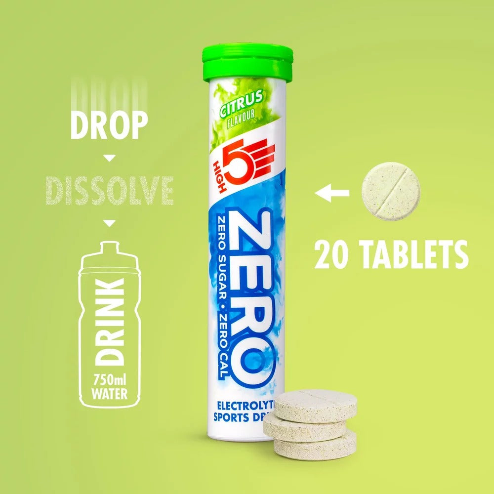 High5 Zero electrolytes Tables