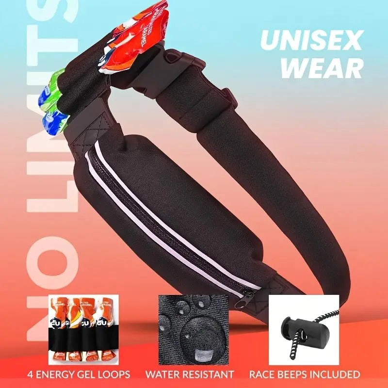 Bib Belt with Zipper Pocket