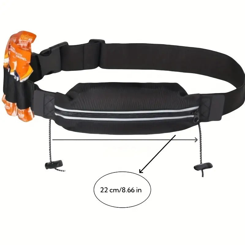 Bib Belt with Zipper Pocket