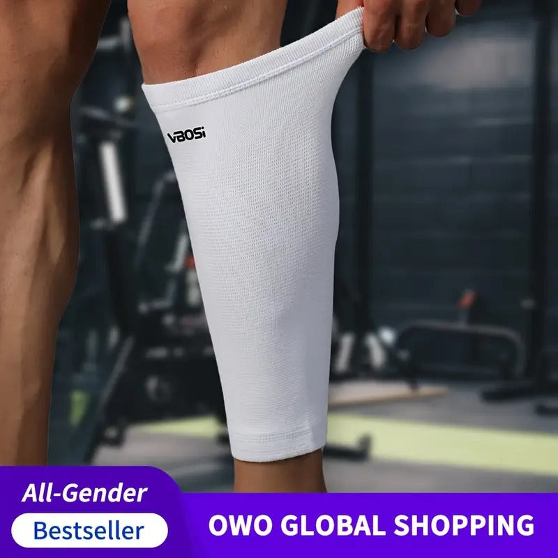 Running Calf Compression  White 1 Pair