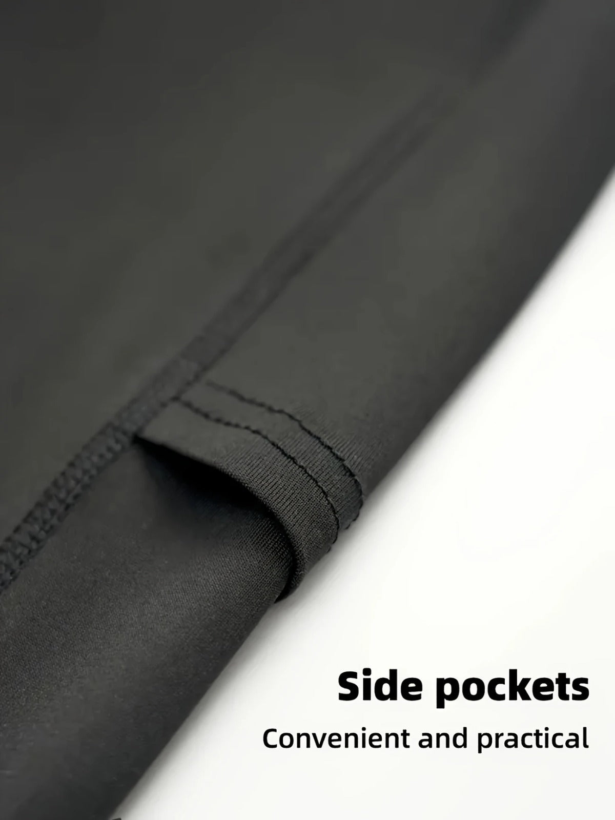 Men's Running Stretch Skinny Fit black