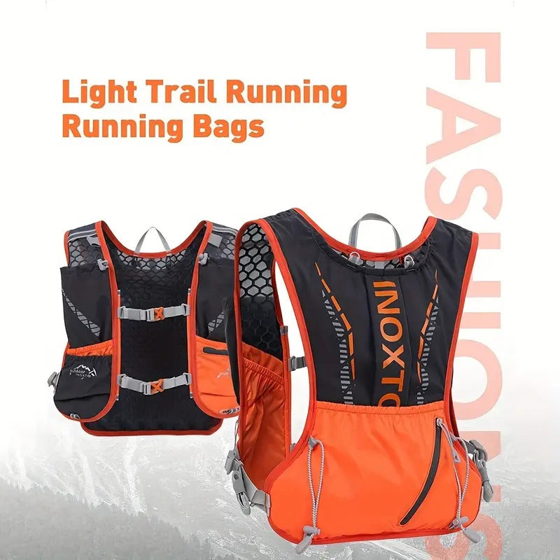 Running Vest Orange Black