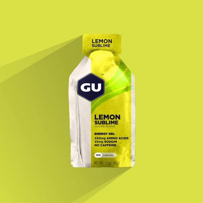 GU Energy Gel - Espresso - Mandarin orange - Tri berry  birthday cake - lemon - caramel macchiato Vanilla - Watermelon  - strawberry banana