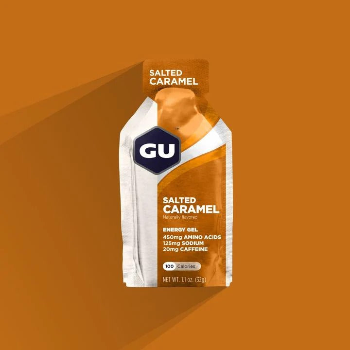 GU Energy Gel - Espresso - Mandarin orange - Tri berry  birthday cake - lemon - caramel macchiato Vanilla - Watermelon  - strawberry banana