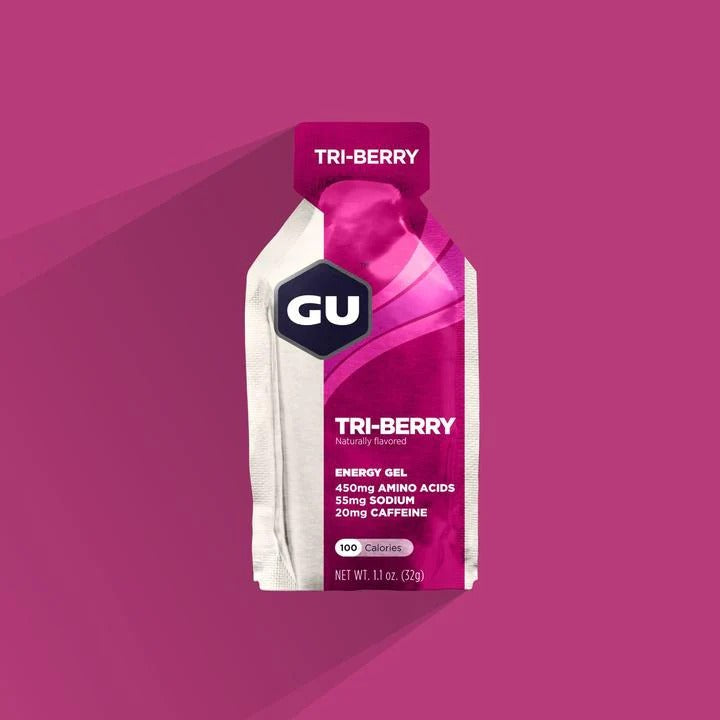 GU Energy Gel - Espresso - Mandarin orange - Tri berry  birthday cake - lemon - caramel macchiato Vanilla - Watermelon  - strawberry banana